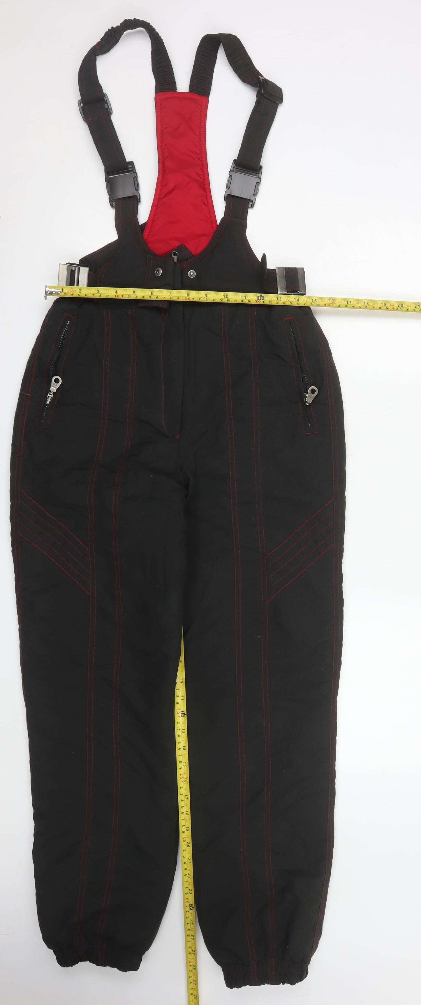 Womens UK Size 12 Rodeo Regular Fit Snow Pants Black Trousers
