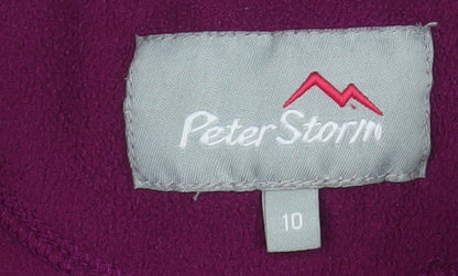 Womens UK Size 10 Peter Storm Purple Basic Jacket