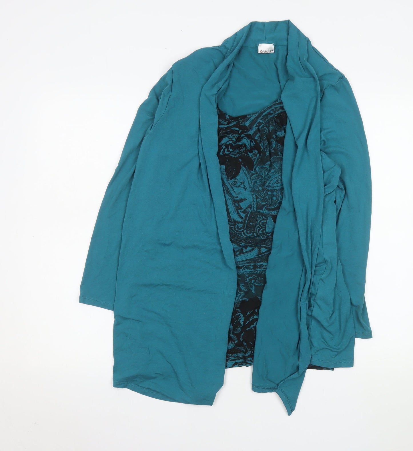 Damart Women’s Green Long Sleeve Tunic Blouse Size 22/24 Plus