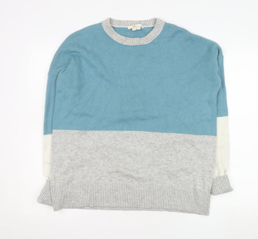 Womens UK Size M Boden Blue Pullover Jumper