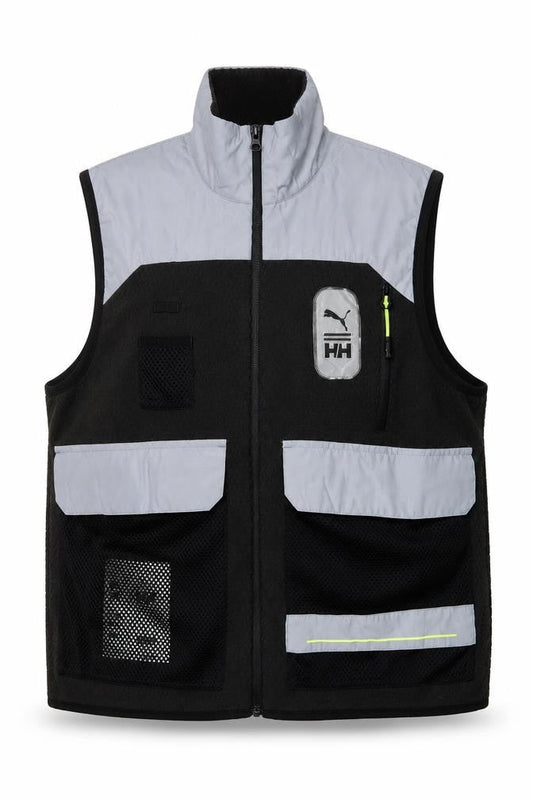 Puma Women’s Black Reflective Activewear Vest Jacket Size S