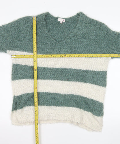 Womens UK Size XL SO Green Pullover Jumper
