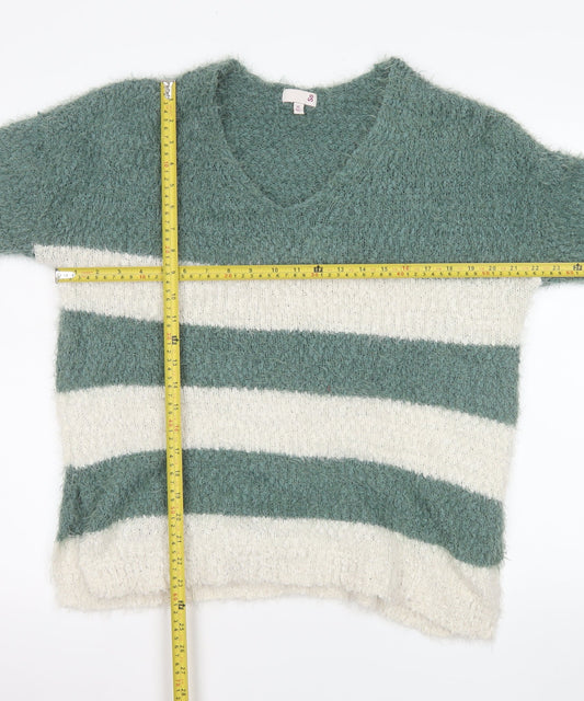 Womens UK Size XL SO Green Pullover Jumper