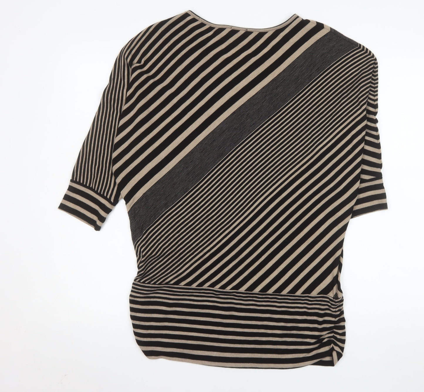 Womens UK Size 12 Phase Eight Black Tunic Blouse