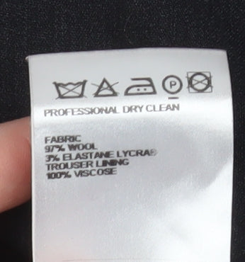 Mens UK Size M Marks and Spencer Regular Fit Dress Pants Grey Trousers