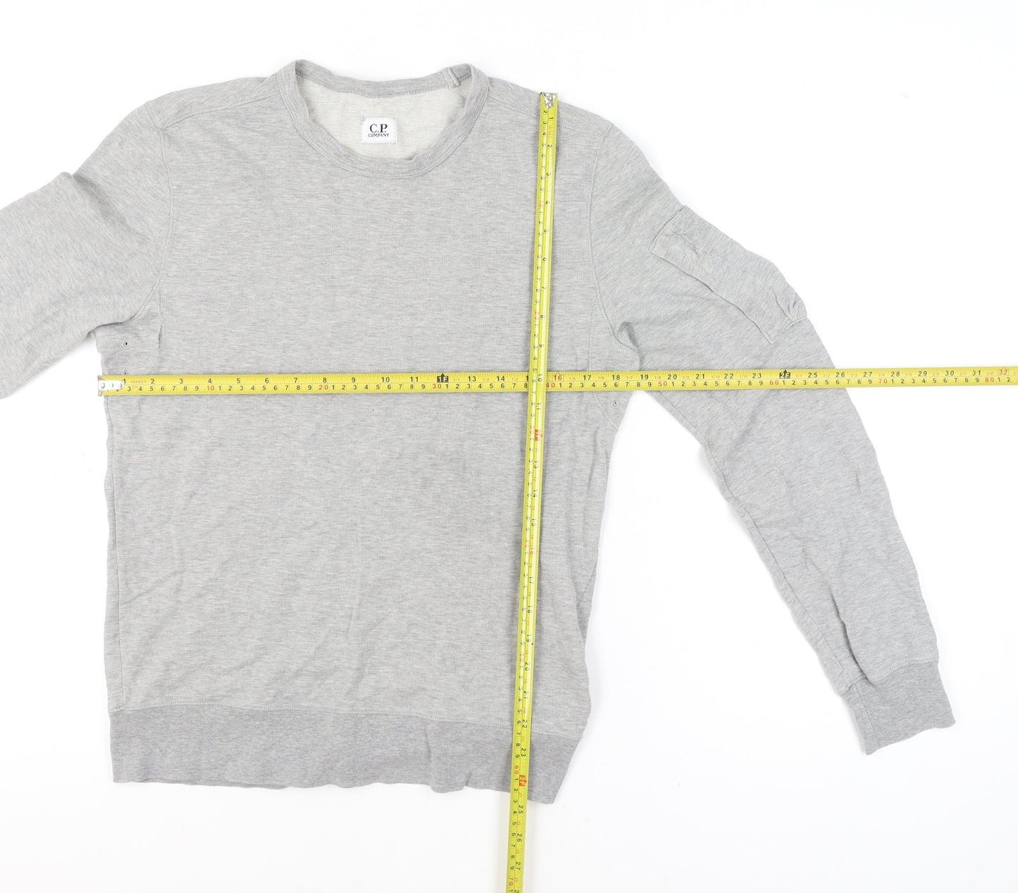 Mens UK Size S C.P. Company Grey Pullover Sweatshirt