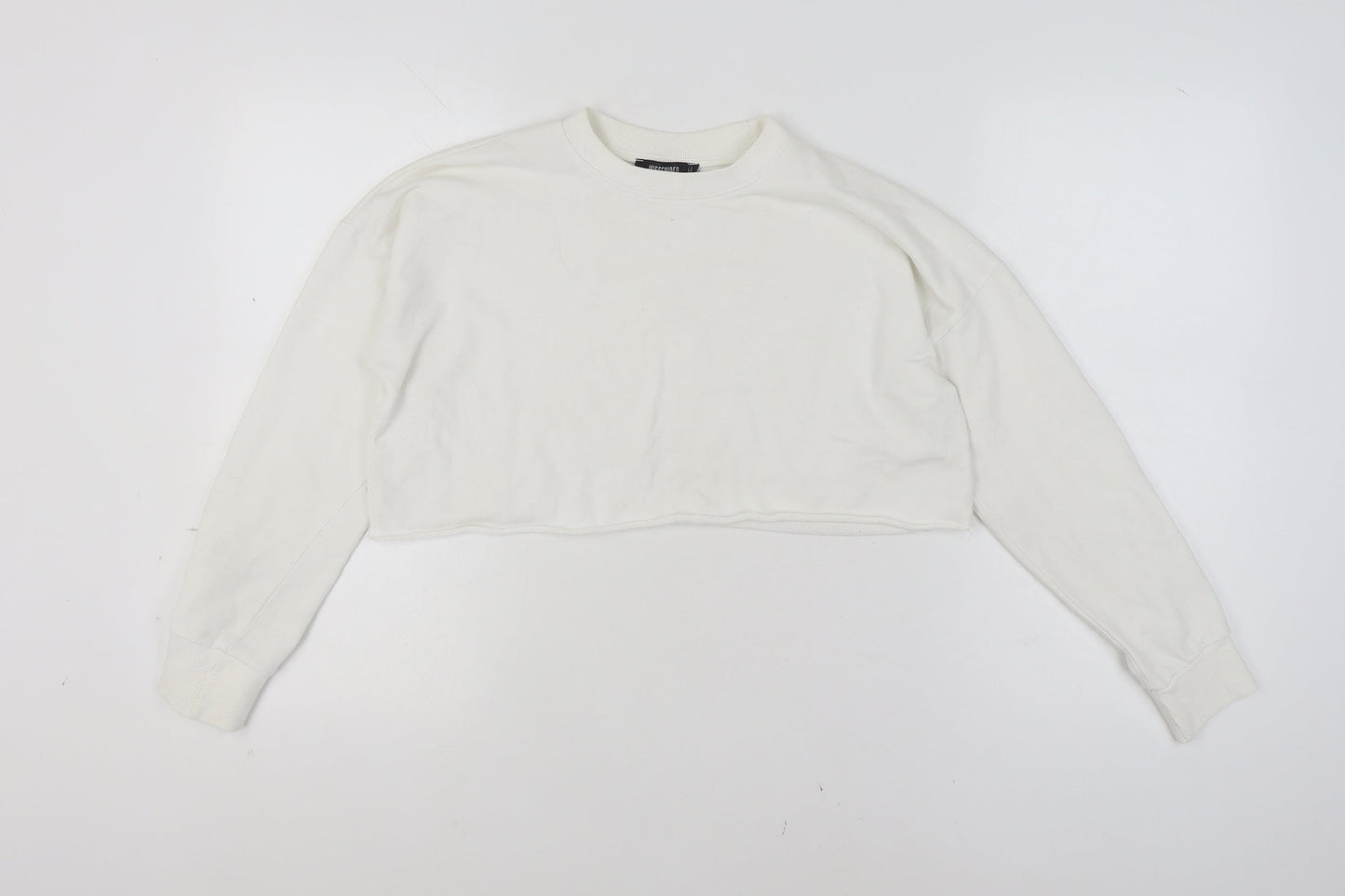 Womens UK Size 8 Missguided White Pullover Jumper