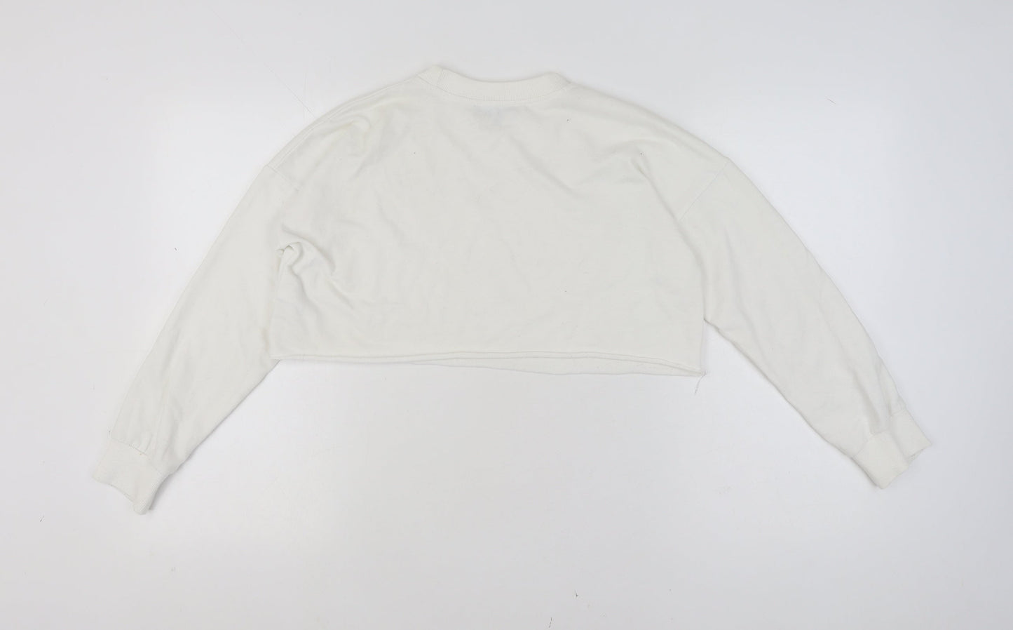Womens UK Size 8 Missguided White Pullover Jumper