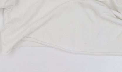 Womens UK Size 8 Missguided White Pullover Jumper