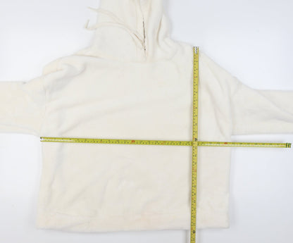 Womens UK Size L Marks and Spencer Ivory Pullover Hoodie