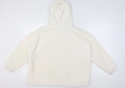 Womens UK Size L Marks and Spencer Ivory Pullover Hoodie