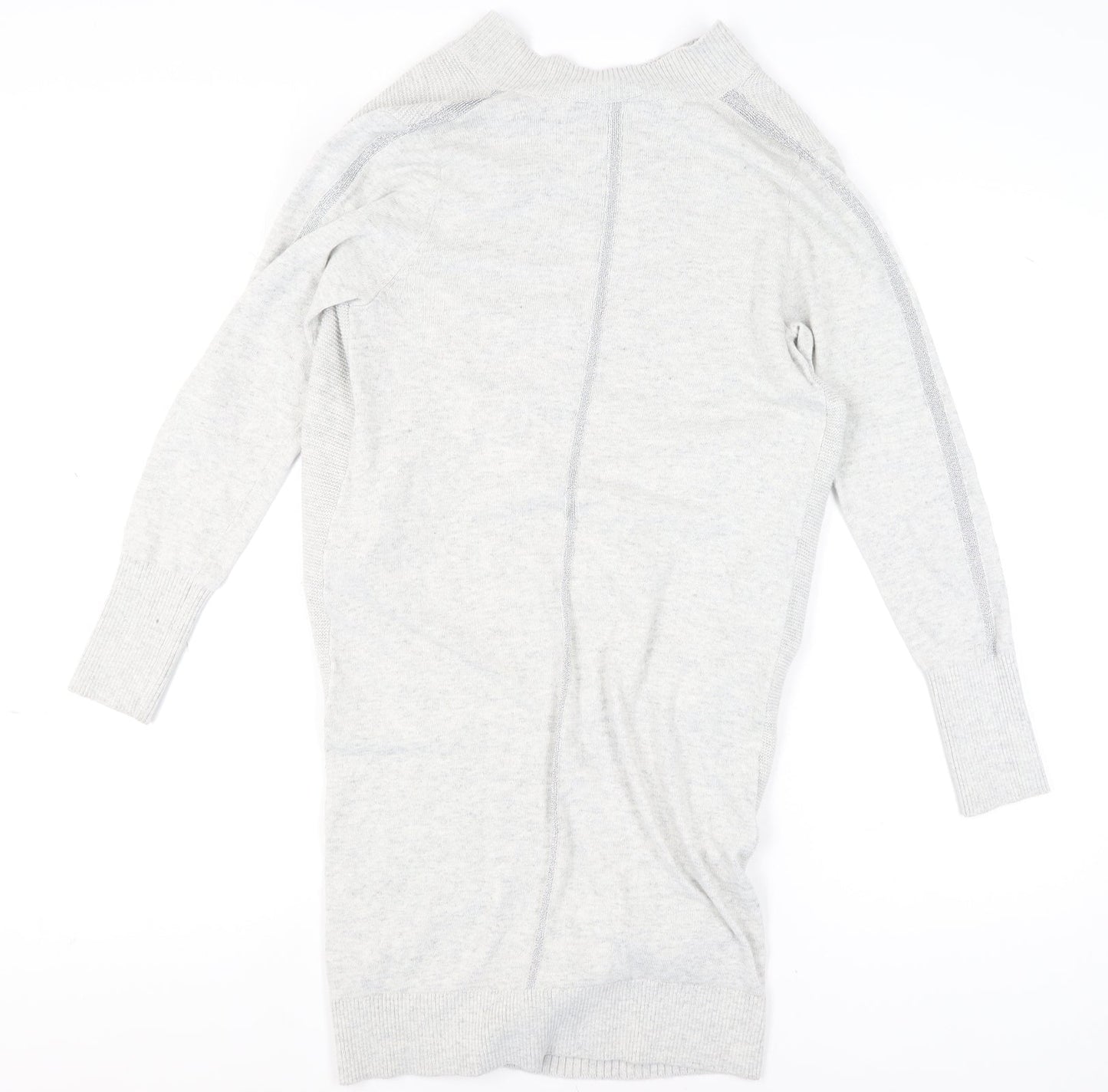 Womens UK Size S Mint Velvet Grey Cardigan Jumper