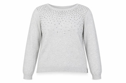 Womens UK Size L Oasis Grey Pullover Jumper