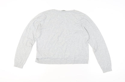 Womens UK Size L Oasis Grey Pullover Jumper