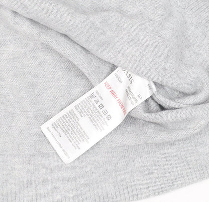 Womens UK Size L Oasis Grey Pullover Jumper
