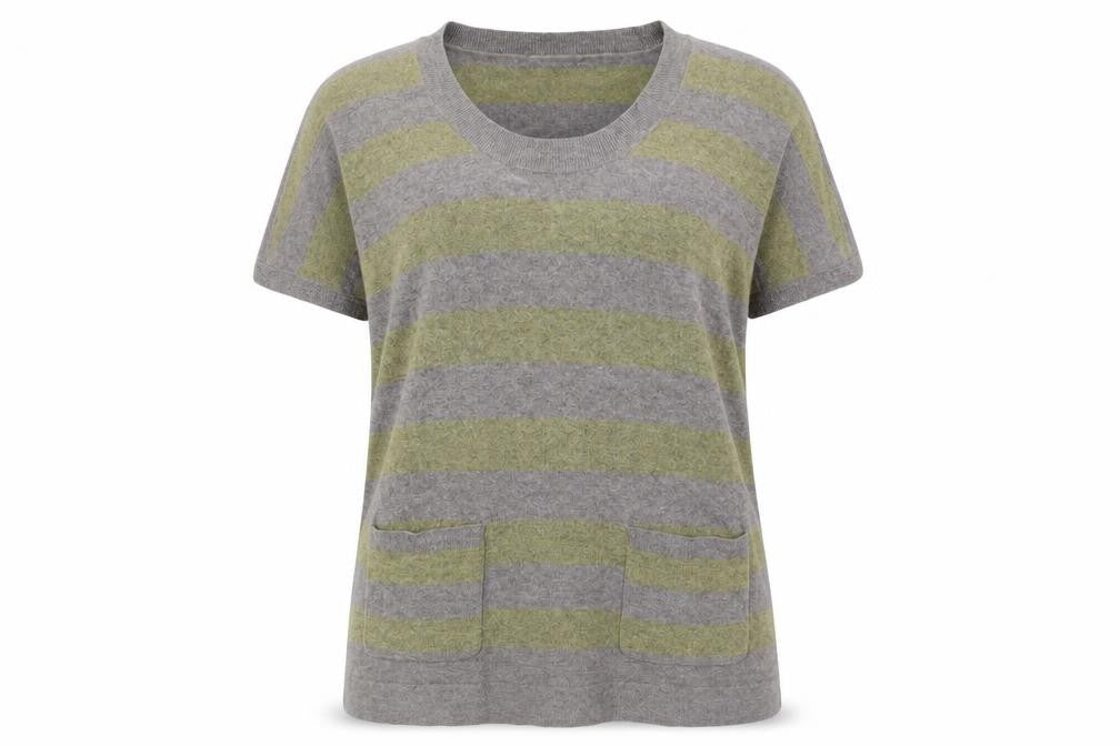 Womens UK Size 10 White Stuff Grey Basic T-Shirt