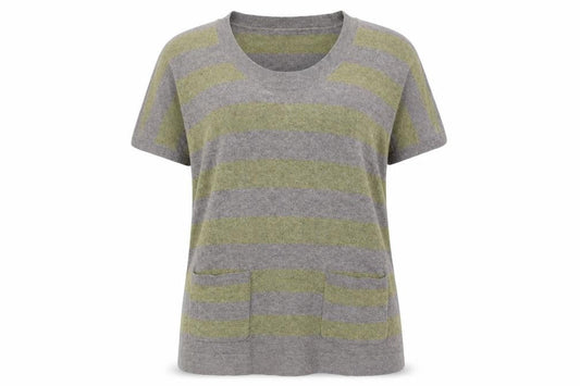 Womens UK Size 10 White Stuff Grey Basic T-Shirt