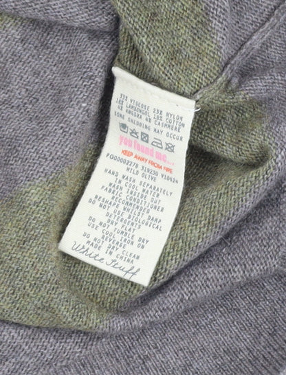 Womens UK Size 10 White Stuff Grey Basic T-Shirt