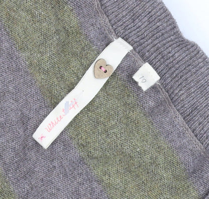Womens UK Size 10 White Stuff Grey Basic T-Shirt