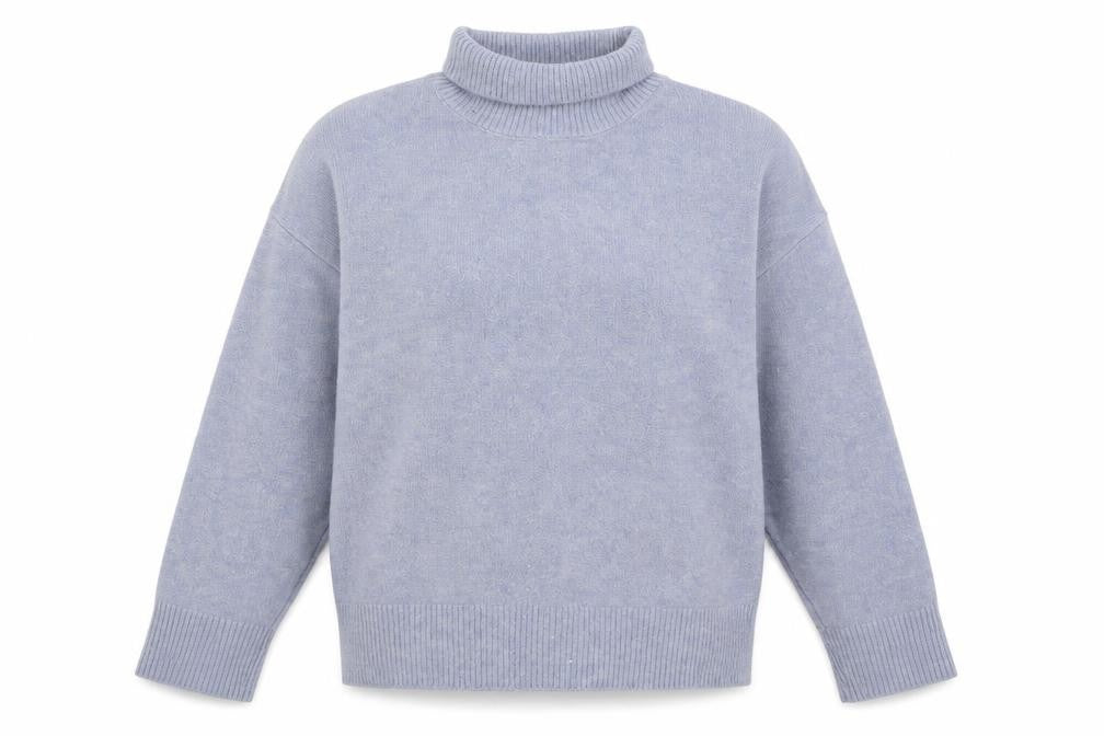 Womens UK Size 12 Zara Blue Pullover Jumper