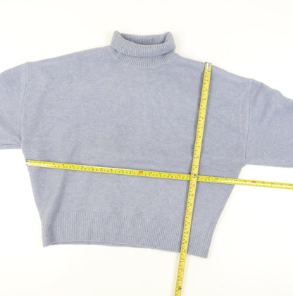 Womens UK Size 12 Zara Blue Pullover Jumper