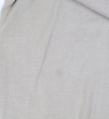 Matinee Men’s Beige Striped Acrylic Pullover Jumper L
