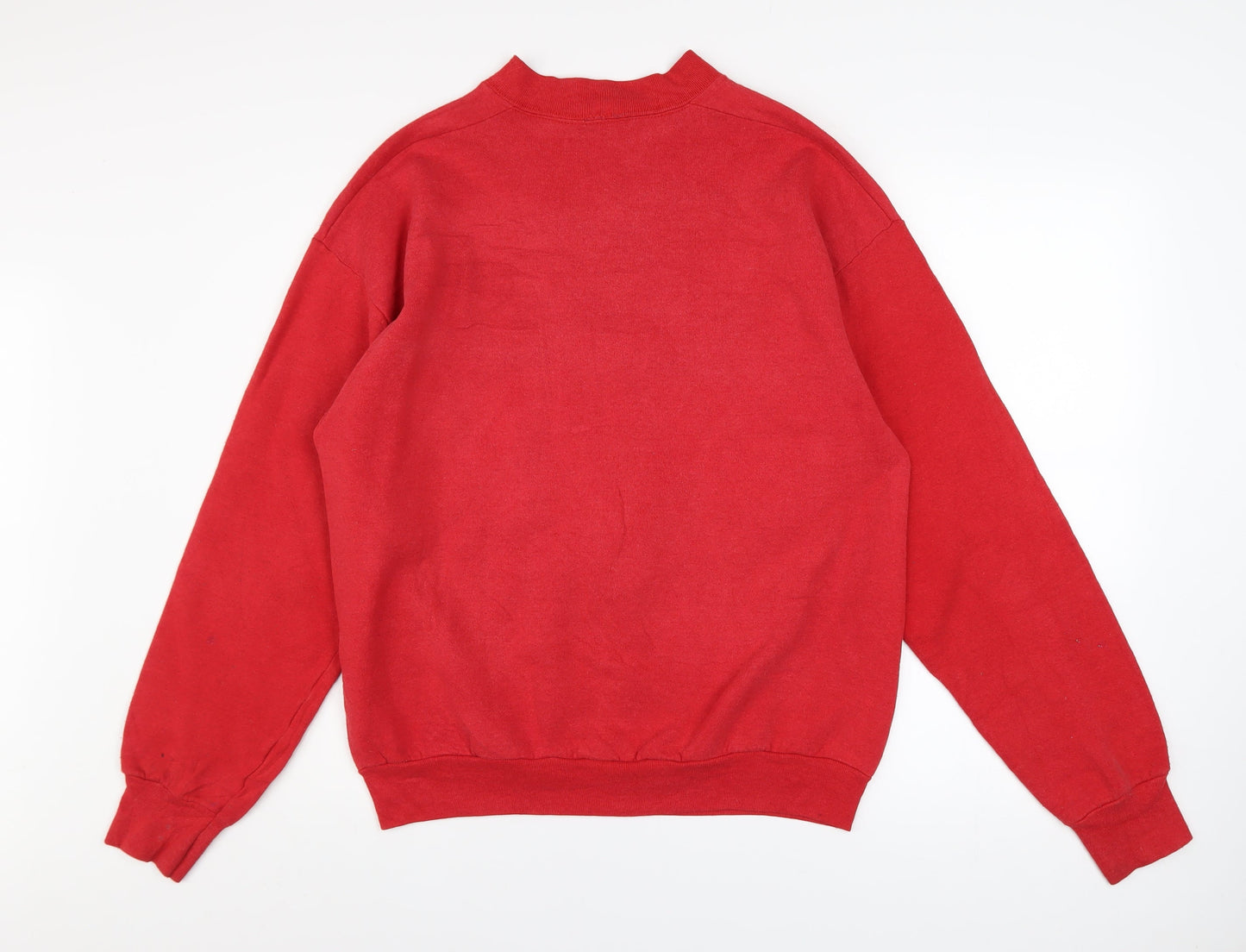 Womens UK Size L Mickey & Co Red Pullover Sweatshirt