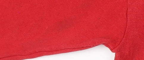 Womens UK Size L Mickey & Co Red Pullover Sweatshirt
