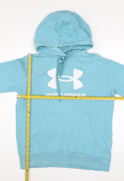 Mens UK Size S Under armour Blue Pullover Hoodie