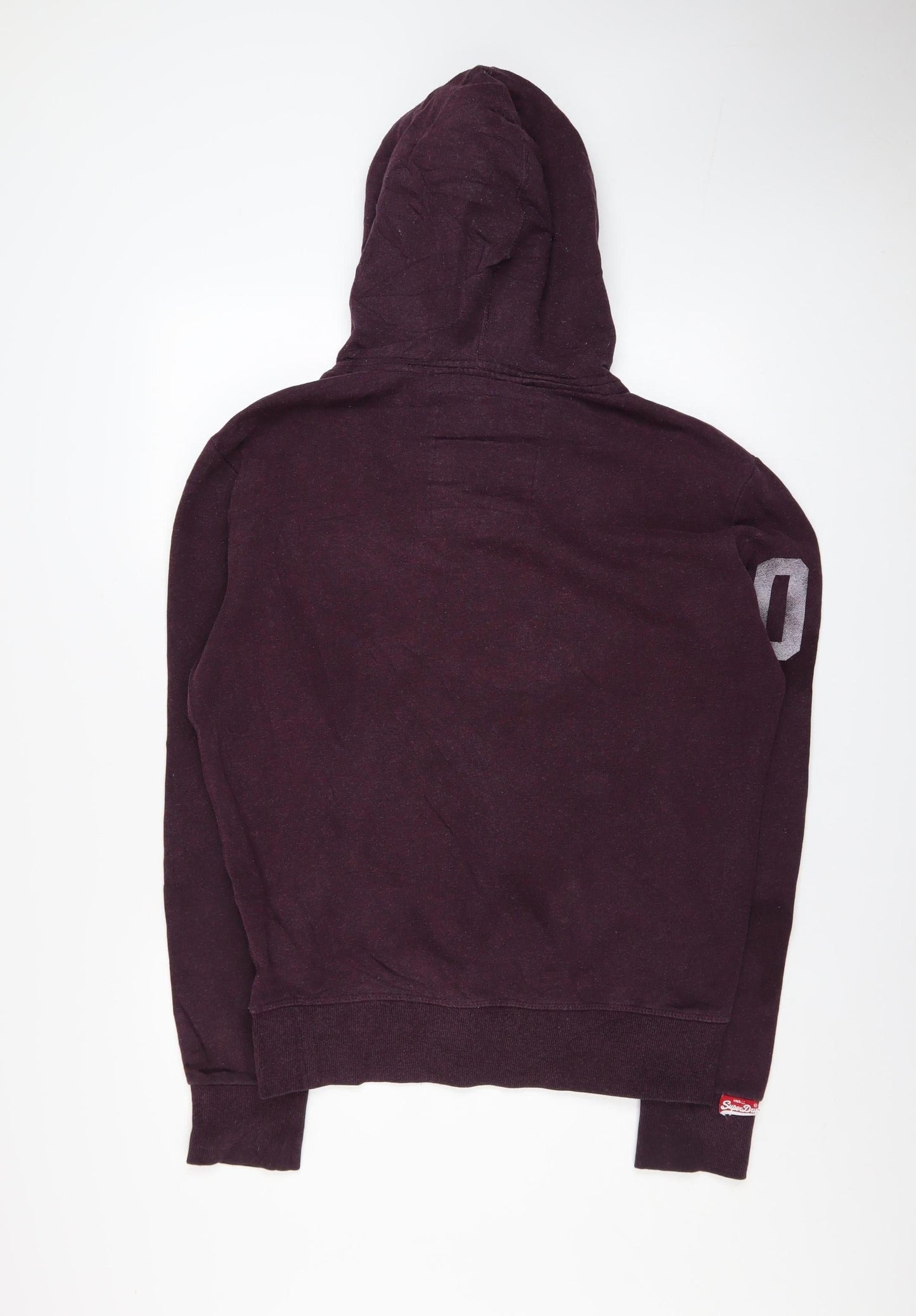 Mens UK Size M Superdry Purple Pullover Hoodie