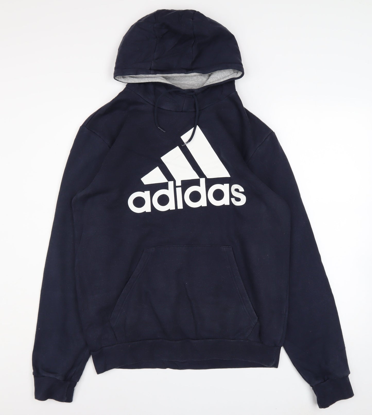 Mens UK Size XL adidas Blue Pullover Hoodie