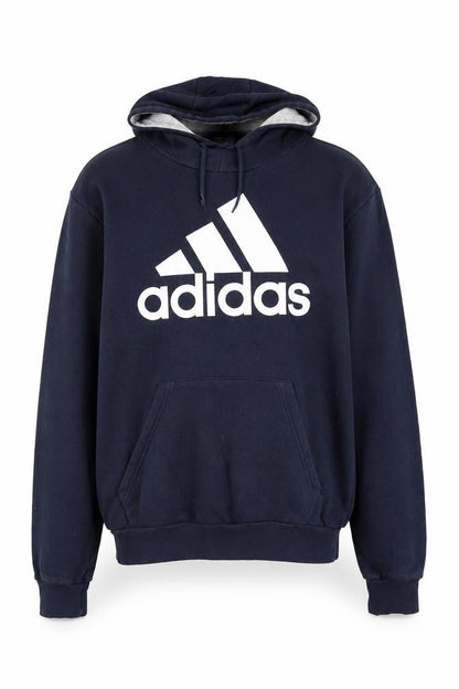 Mens UK Size XL adidas Blue Pullover Hoodie