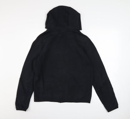 Nike Boys Black Full Zip Hoodie Size 14 Years Standard Fit Fleece Jacket