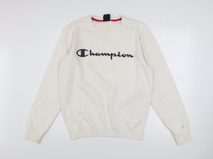 Mens UK Size S Champion Ivory Pullover Sweatshirt