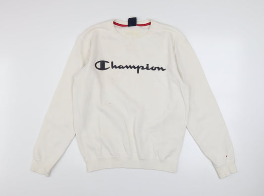 Mens UK Size S Champion Ivory Pullover Sweatshirt