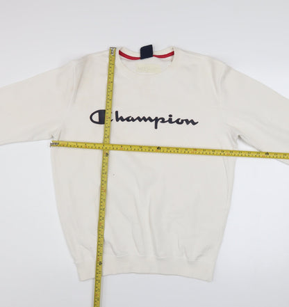 Mens UK Size S Champion Ivory Pullover Sweatshirt