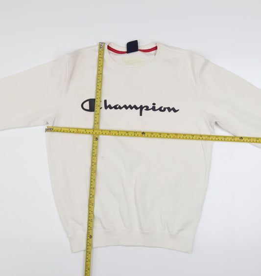 Mens UK Size S Champion Ivory Pullover Sweatshirt
