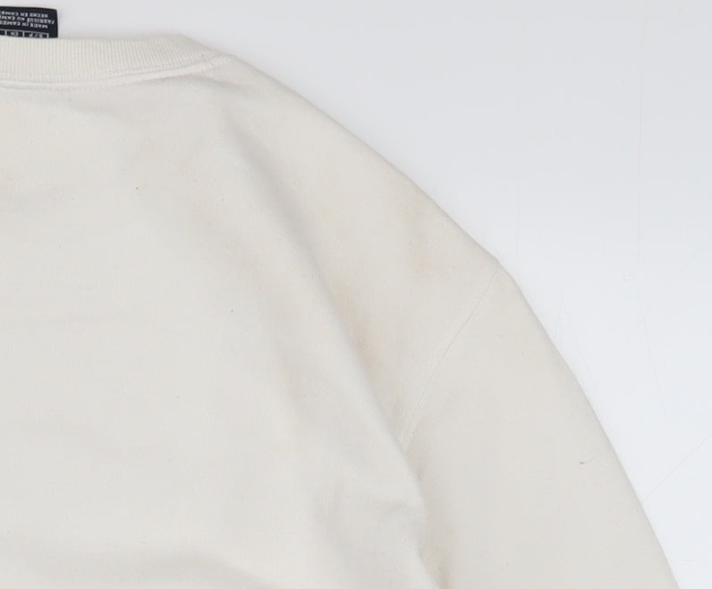 Mens UK Size S Champion Ivory Pullover Sweatshirt