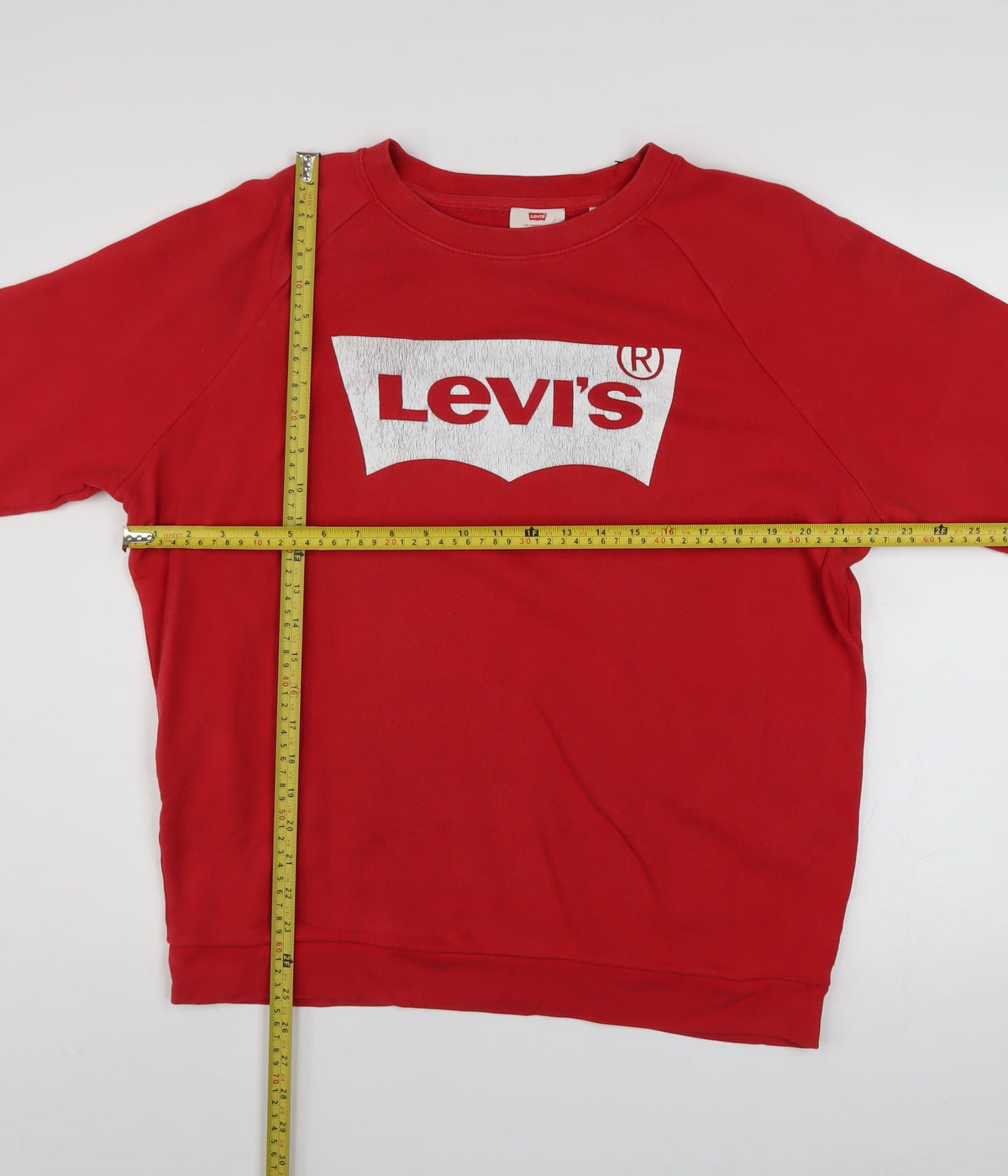 Mens UK Size M Levi's Red Pullover Sweatshirt