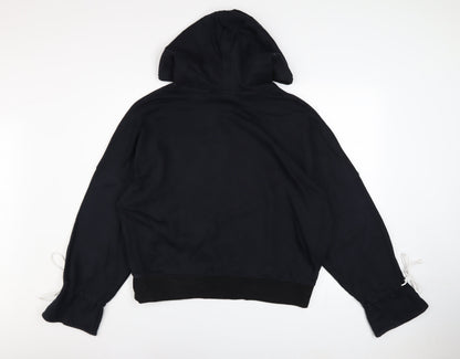Womens UK Size 12 adidas Black Pullover Hoodie