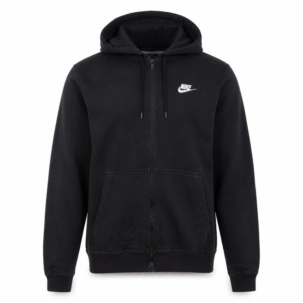 Mens UK Size M Nike Black Full Zip Hoodie