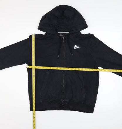 Mens UK Size M Nike Black Full Zip Hoodie