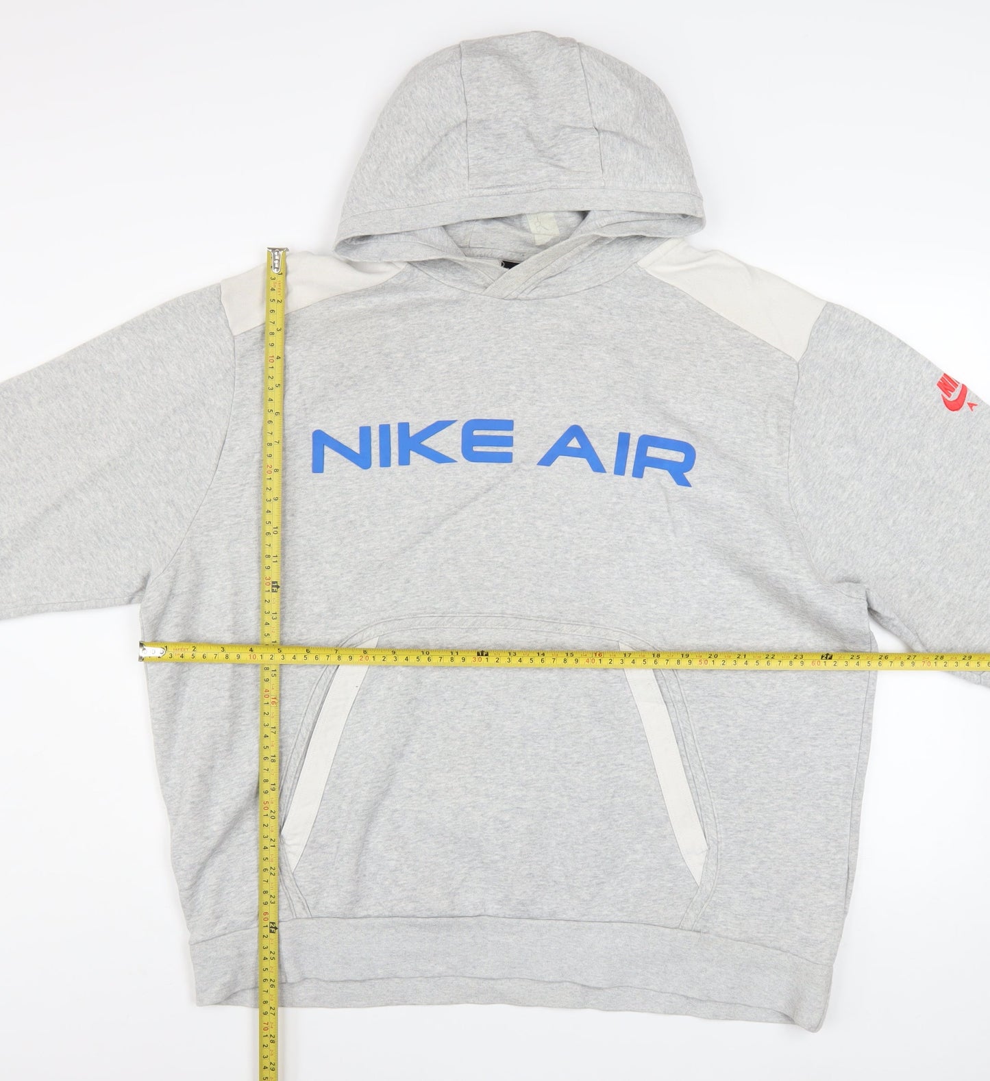 Mens UK Size XL Nike Grey Pullover Hoodie