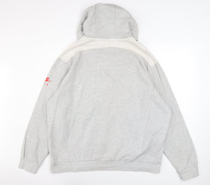Mens UK Size XL Nike Grey Pullover Hoodie