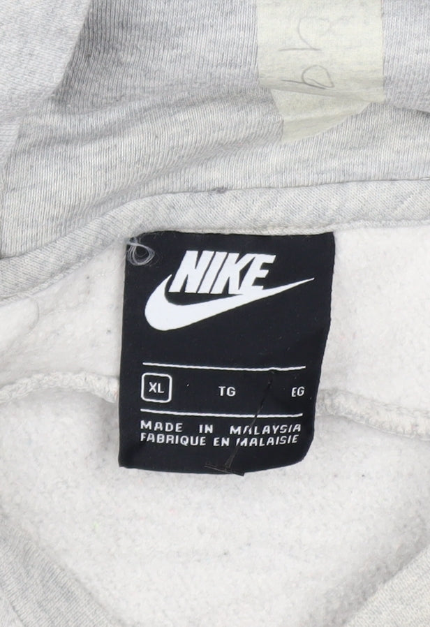 Mens UK Size XL Nike Grey Pullover Hoodie
