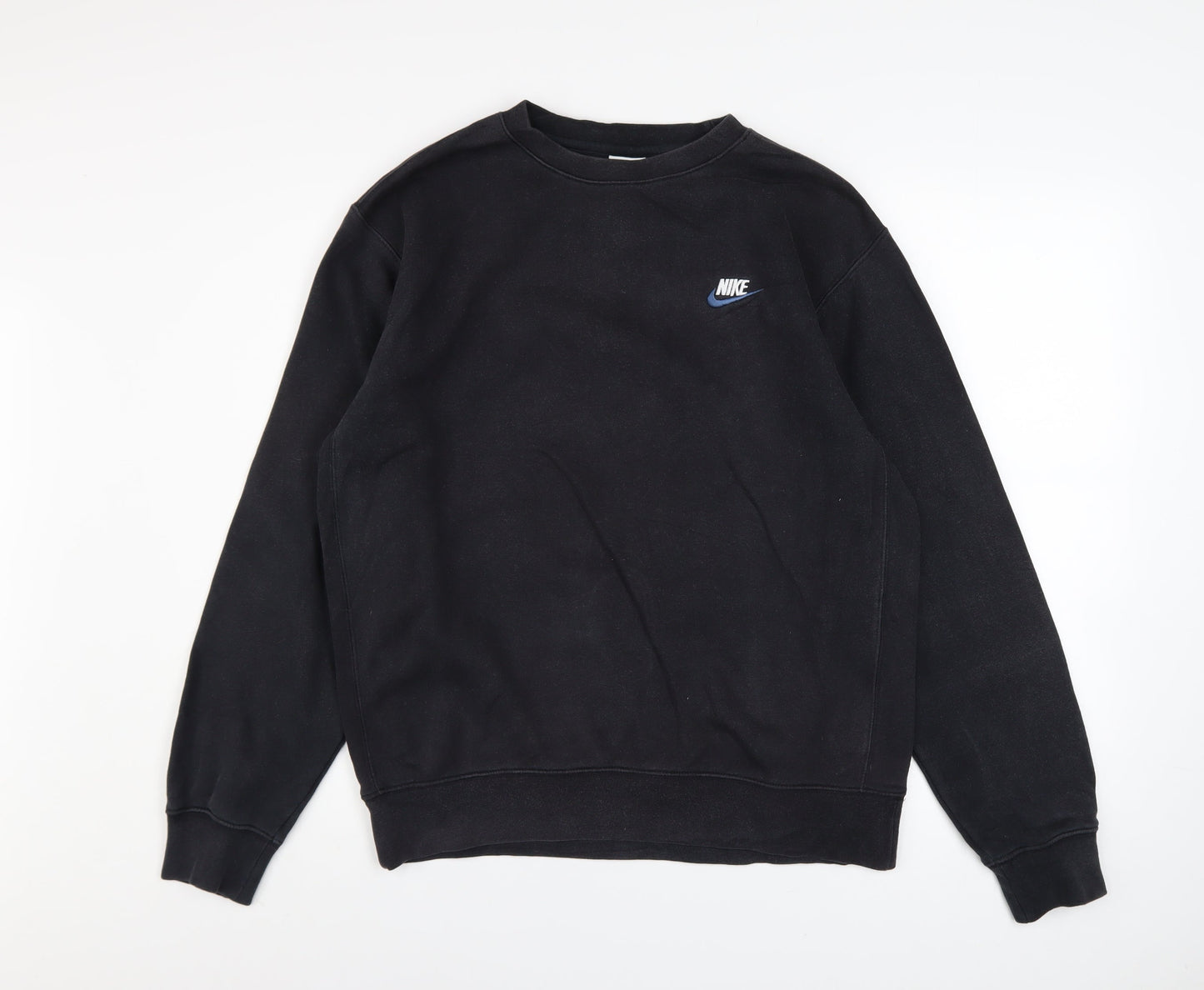 Mens UK Size M Nike Black Pullover Sweatshirt