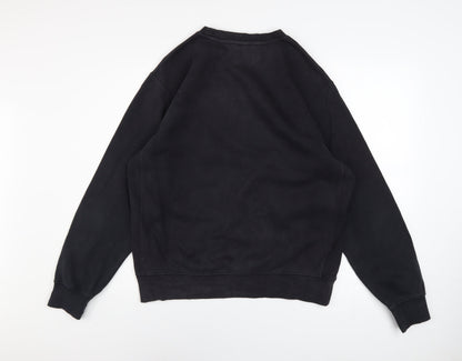 Mens UK Size M Nike Black Pullover Sweatshirt