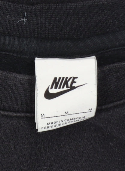 Mens UK Size M Nike Black Pullover Sweatshirt