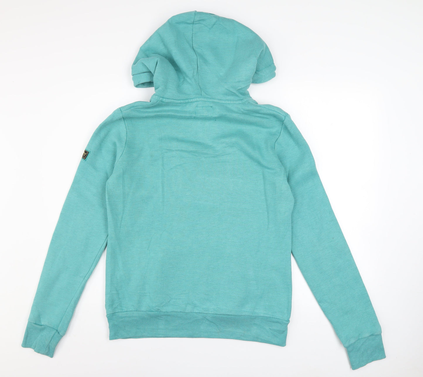 Womens UK Size 10 Superdry Blue Pullover Hoodie