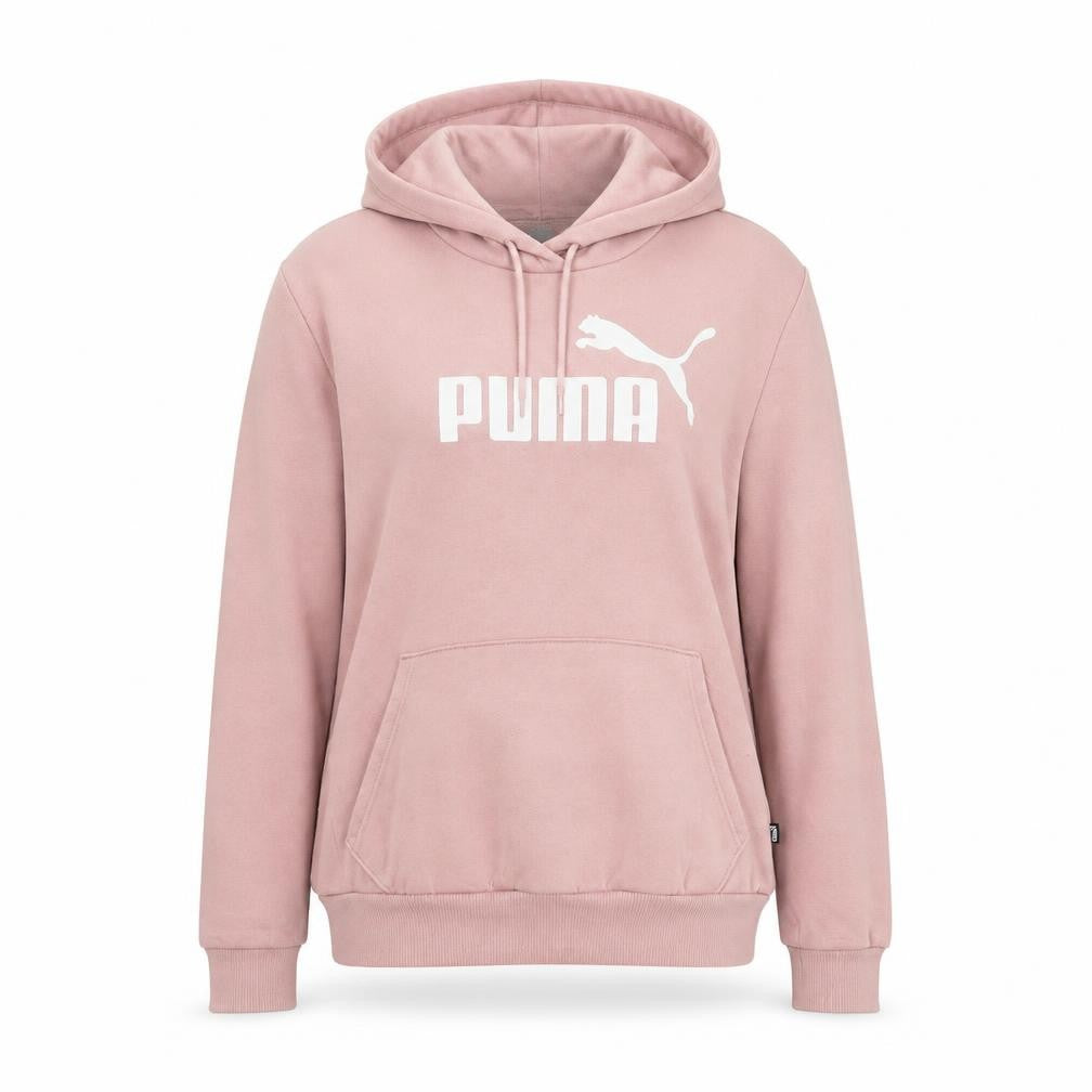 Womens UK Size M PUMA Pink Pullover Hoodie
